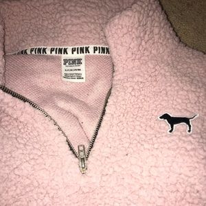 Baby Pink size:small sherpa